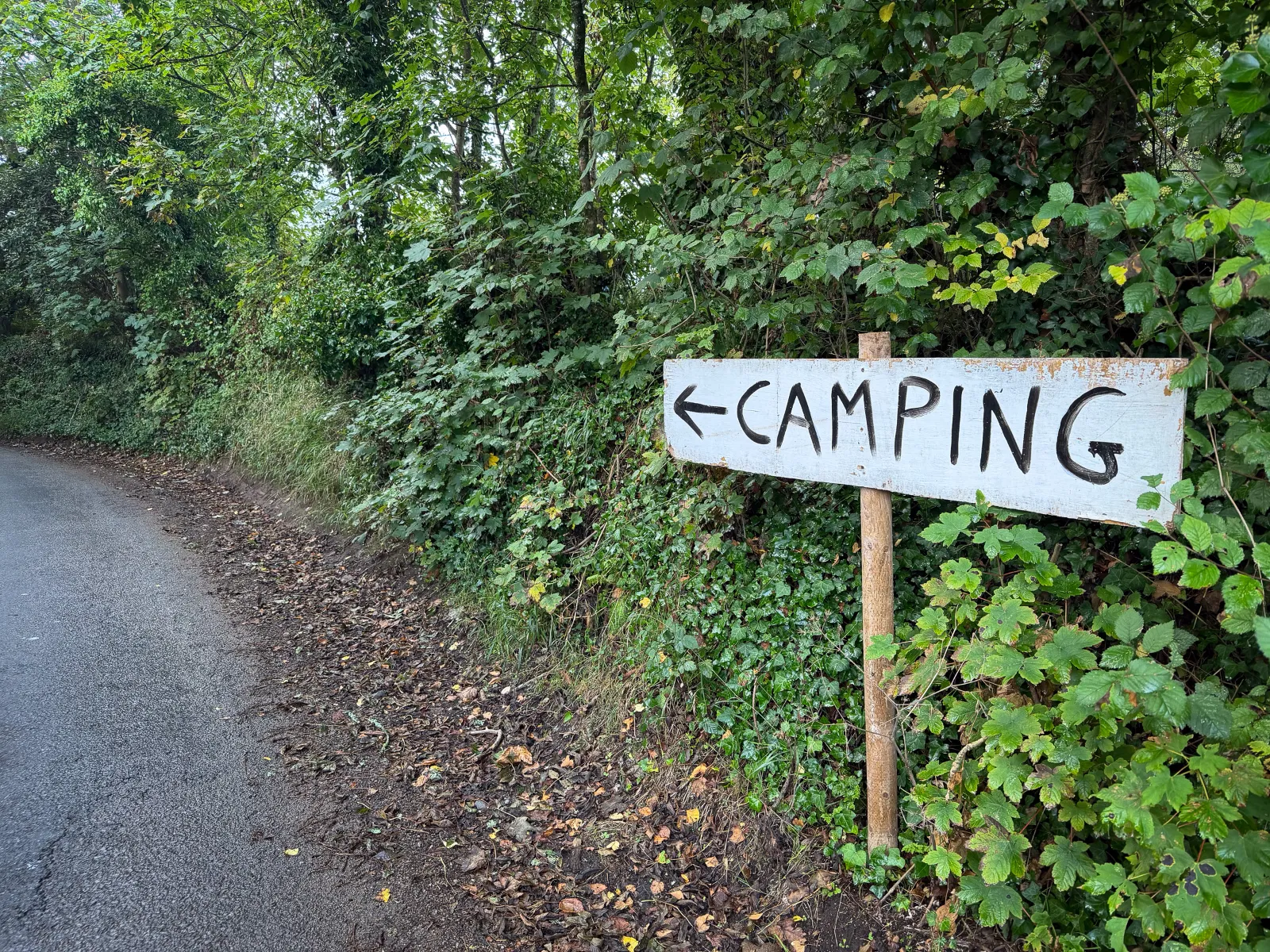 Photo at Arch Lane campsite