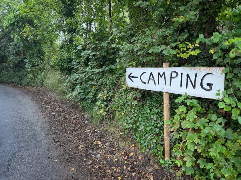 Photo at Arch Lane campsite